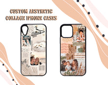 Load image into Gallery viewer, Custom Aesthetic Collage iPhone Case
