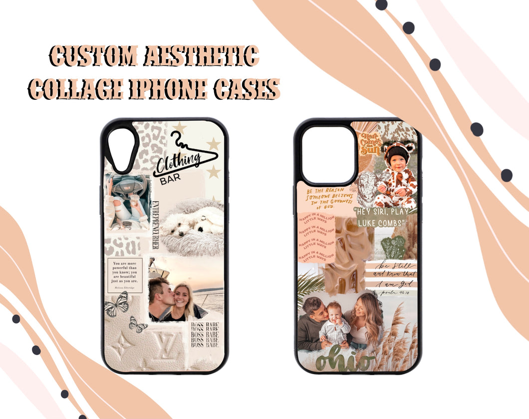 Custom Aesthetic Collage iPhone Case