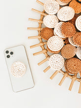 Load image into Gallery viewer, Boho Rattan Phone Grip
