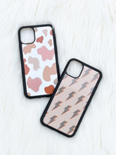 Load image into Gallery viewer, Cow Print (Pink/Tan/Brown) iPhone Case
